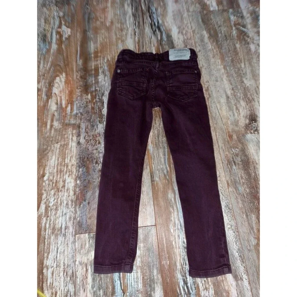 Girl’s Zara Kids Burgundy Jeans Size 5